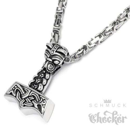 Mjölnir anhänger edelstahl - mjölnir,