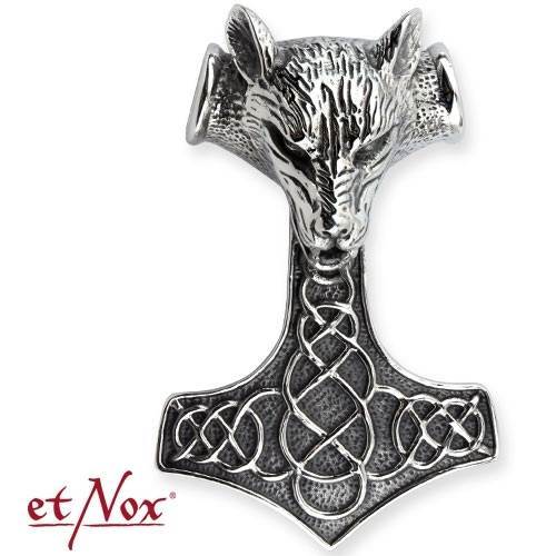 Wolf thorshammer anhänger - wolf,